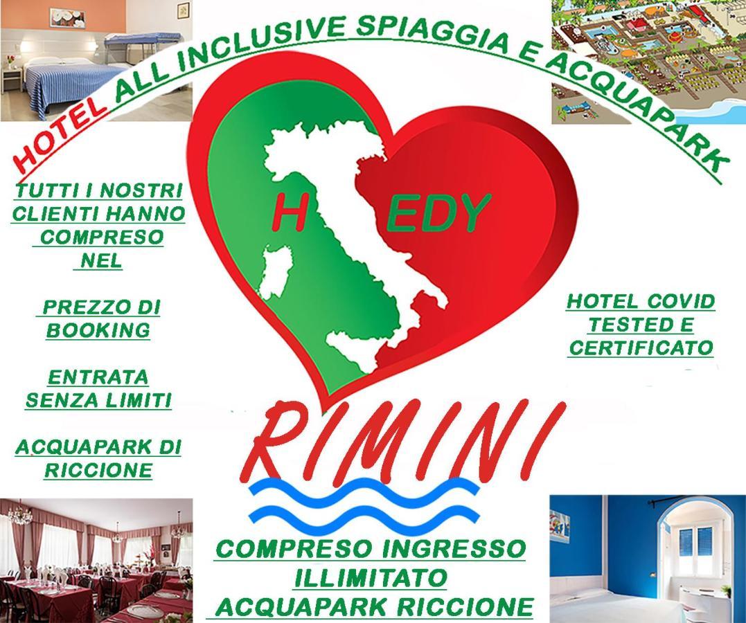 Hotel Edy Rimini Bagian luar foto